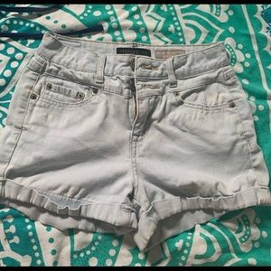 cute high wasted jean shorts